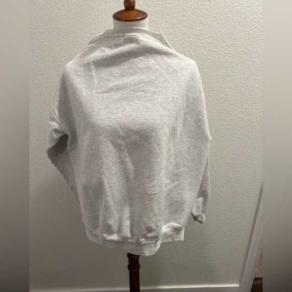 Hanes Gray Sweatshirt with Red Holiday Print - Picture 3 of 3